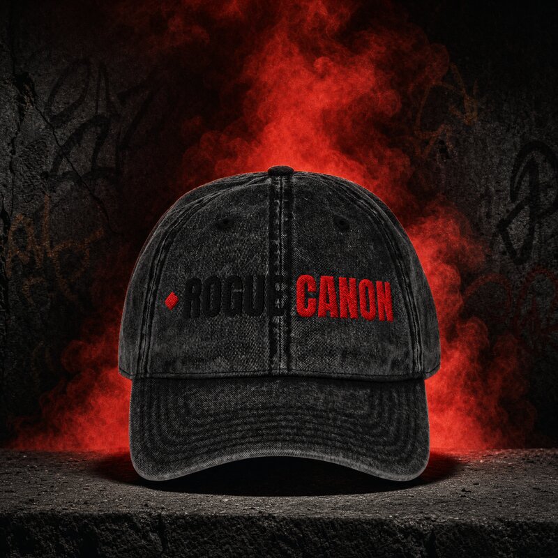 Stealth Vintage Twill Cap - Rogue Canon